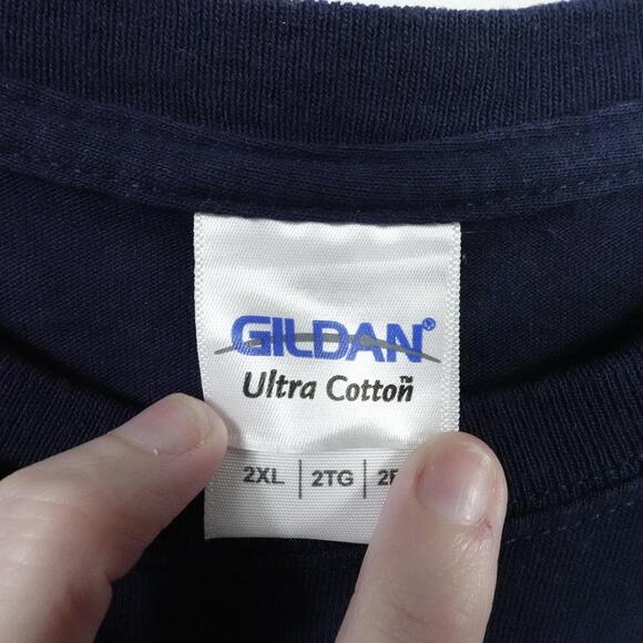 Craig Dollansky Shirt Mens 2XL Blue Aggressive Hydraulics Racing Sprint Car Tee - Picture 3 of 13